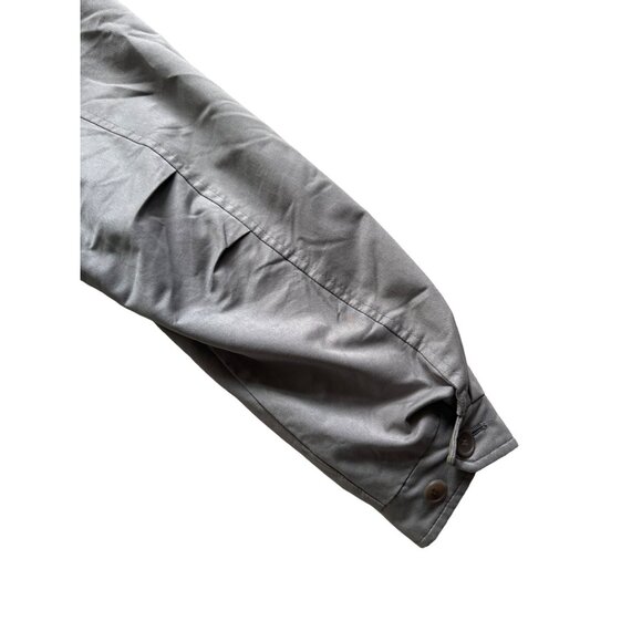 London Fog Mens Gray Jacket Size Large With Zipper & Button Closure - Picture 14 of 15